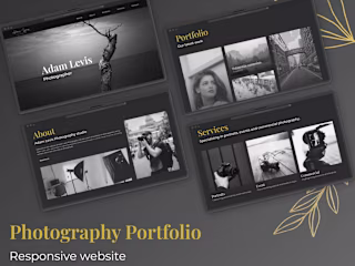 Responsive website for a photographer��’s portfolio