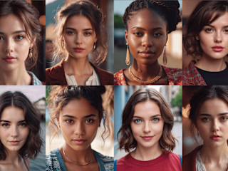 Photorealistic Portraits Created By AI