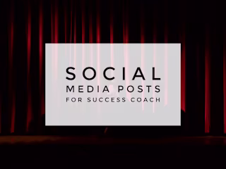 🔥Social Media Posts For Success Coach