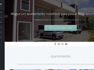 Casa de Praia Porto's website