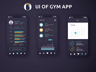 UI/UX Design of GYM APP
