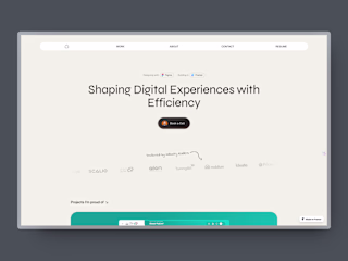 Portfolio Website in Framer 🔥🔥
