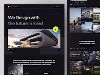 Architecture Agency Landing Page