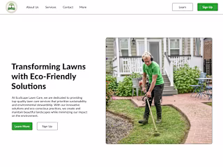 EcoScape Lawn Care **MOCK PROJECT**