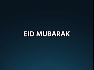 Eid Mubarak Crescent Motion