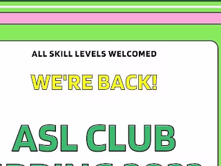 UNT ASL Club Instagram Post 