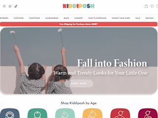 Kiddiposh E-Commerce Website Development