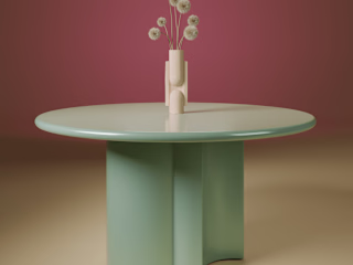 Product Potential with 3D Rendering: Zanotta Bol Coffee Table
