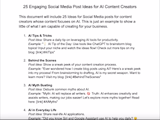 25 Engaging Social Media Post Ideas for AI Content Creators