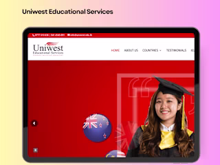 WordPress Website |  Uniwest Educational Services  👨‍🎓