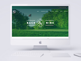 The Back Nine Club - Website Design