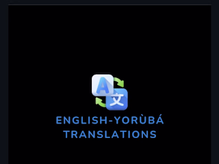 Yorùbá Translation 