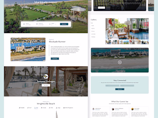 Resort Website Redesign (Blockkade runner)