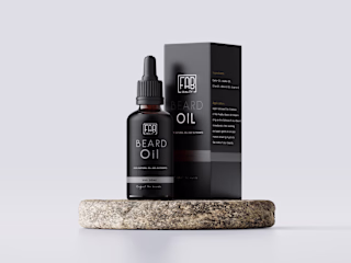 FAB Beard Oil - Packaging, Print, Social Media