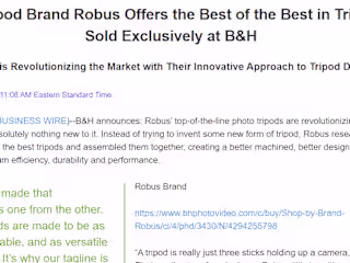 Press Release: Robus Brand Launch