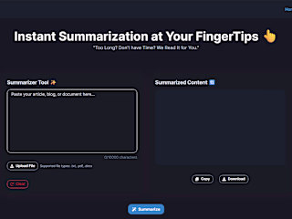 TLDR.ai – AI Powered Text Summarizer ✨