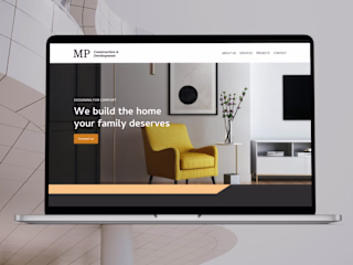 Web Design for MP Construction and Development