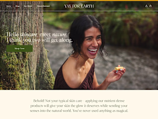 Editorial e-commerce web design 