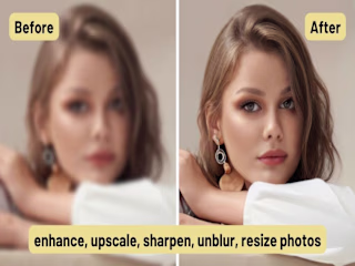 enhance, sharpen, upscale, unblur and image resize
