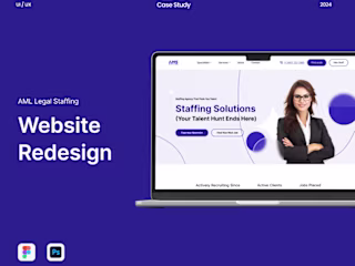 AMS- Staffing Full Website Design Case Study