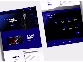 Grammy Recording Engineer Website Revamp