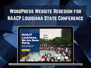 WordPress Website Redesign for NAACP Louisiana State Conference