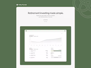 Trinity Financial (Finance Landing Page)