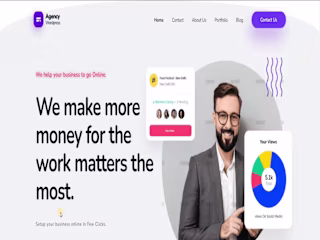 Developed a Agency Site for  Client
