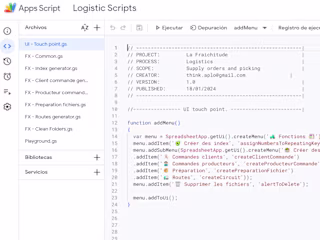 Automated logistic documents generation.