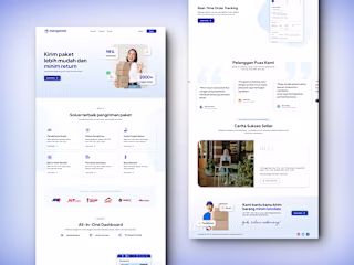 Responsive Logistic Service Landing Page 