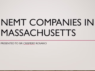 Research on NEMT  companies in Massachusetts USA
