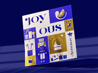 Joyous Christmas Greeting Card 🎄
