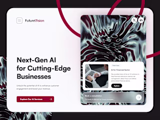 🪢 FutureVision - Website Design | UI/UX Design | Figma | AI
