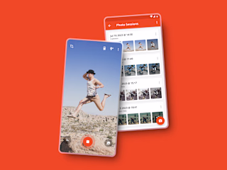 Mobile App Design - Jump-in-front Camera