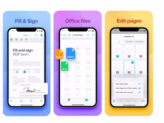 Xodo homepage, action page & conversions