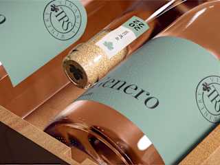 Minimal wine label