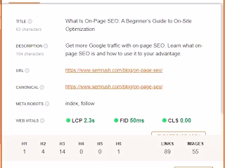 On-Page SEO Optimization 