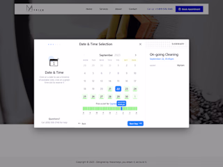 Web Design and logo branding of Myriam Excellence Cleaning