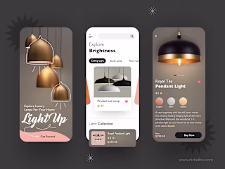 Enlightened Shopping App for Stylish Lamps