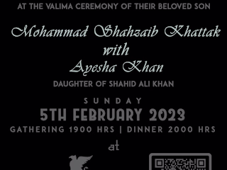 Wedding invitation card design for a Dubai based client