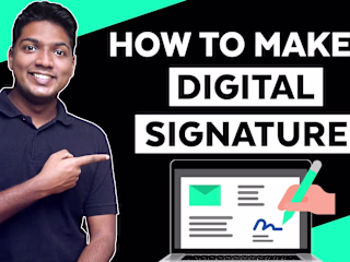How to make Electronic Signature - YouTube