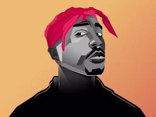 Illustration of 2pac 