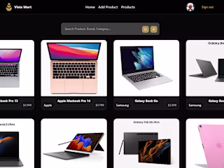 Responsive E-commerce Platform • Vista Mart