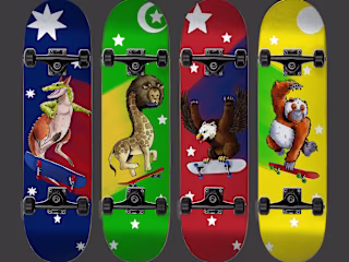 Animal Hybrid Skateboards