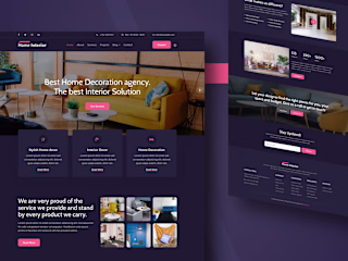 interior design website design