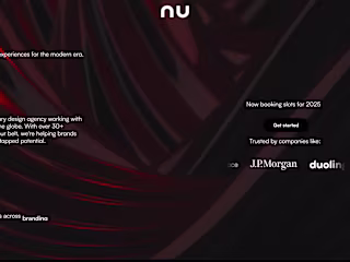 nuwave - Website Design for a creative agency