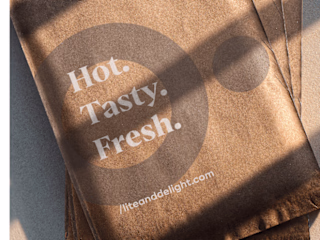 Lite and Delight > Coffee Shop Branding, Logo & Packaging