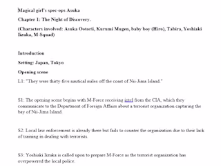Ghostwriting Madoka Magica spec-Ops (fan-fic)