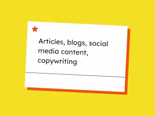Content Strategy, Copywriting and Editing