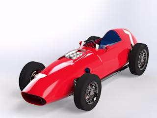
Modeling of Ferrari F1 256 1960